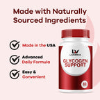 2 Pack - Glycogen Support, Fórmula Avanzada para el Control del Glucógeno, 30 Cápsulas por Envase (60 días)