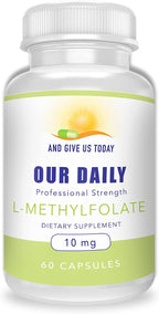 Our Daily Vites L-Metilfolato 10 mg (10000 mcg) - 5-MTHF Folato Activo