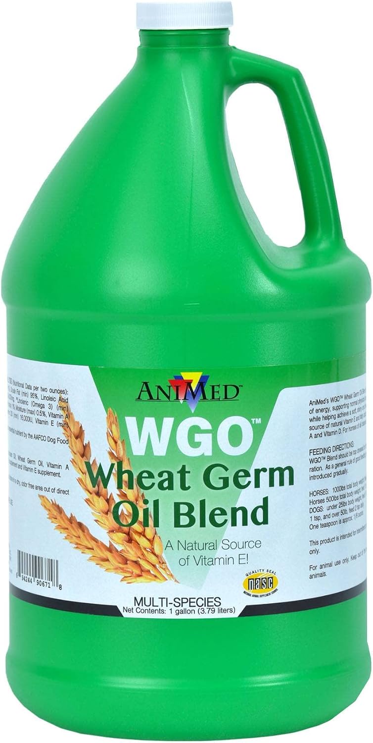 AniMed Aceite de Germen de Trigo para Perros y Caballos - 3.78 L