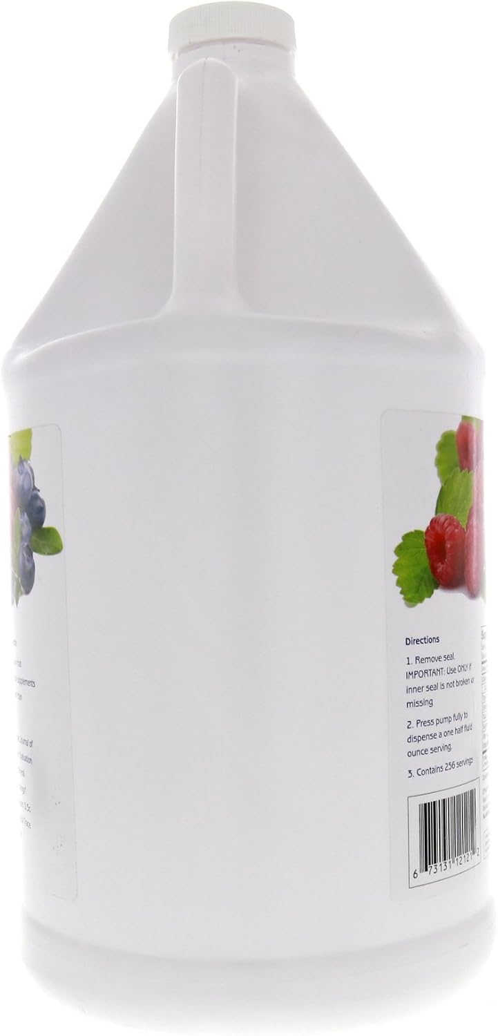 1st Step for Energy Vitamina D3 Líquida Sabor Frutos Rojos Mixtos, 1 Galón (3.78 L)