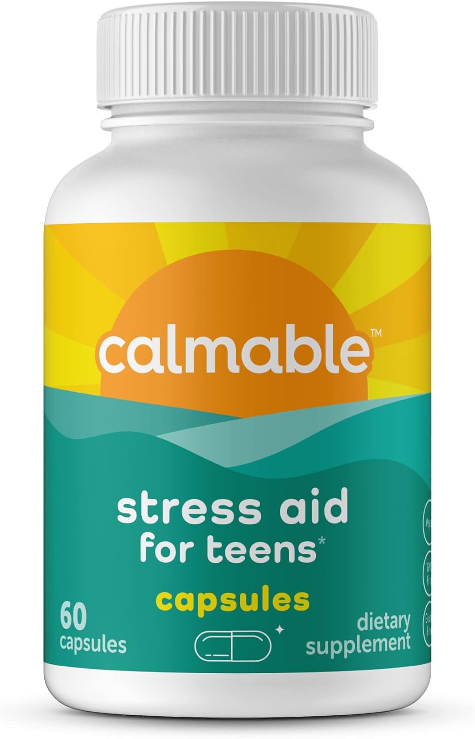 Calmable Stress Relief Aid for Teens - 60 Cápsulas