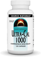 Source Naturals Ultra-Cal 1000, Salud Ósea Integral - 120 Cápsulas