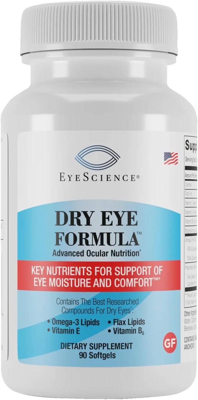 EyeScience Dry Eye Formula – Omega-3 900mg para Ojos Secos