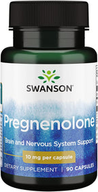 Swanson Pregnenolona 10 mg, 90 cápsulas