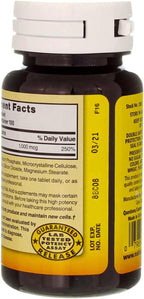 Folic Acid 1000 mcg, 400 Tablets (4 Bottles of 100)