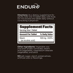 ENDUR-ACIN - Niacin B3 (Nicotinic Acid) Extended Release, 500 mg, 200 Tablets