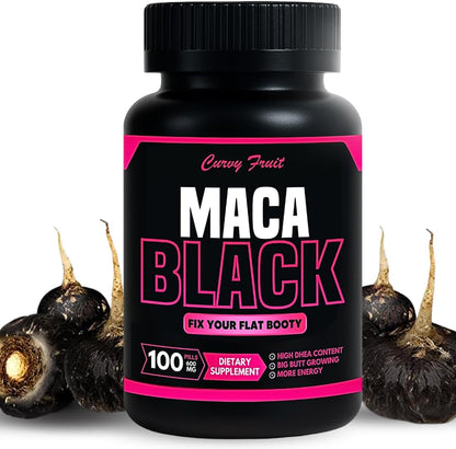 Maca Negra Auténtica para Aumento de – Vitamina C: contribuye a la función inmunitaria y a la protección celular. – Image 1