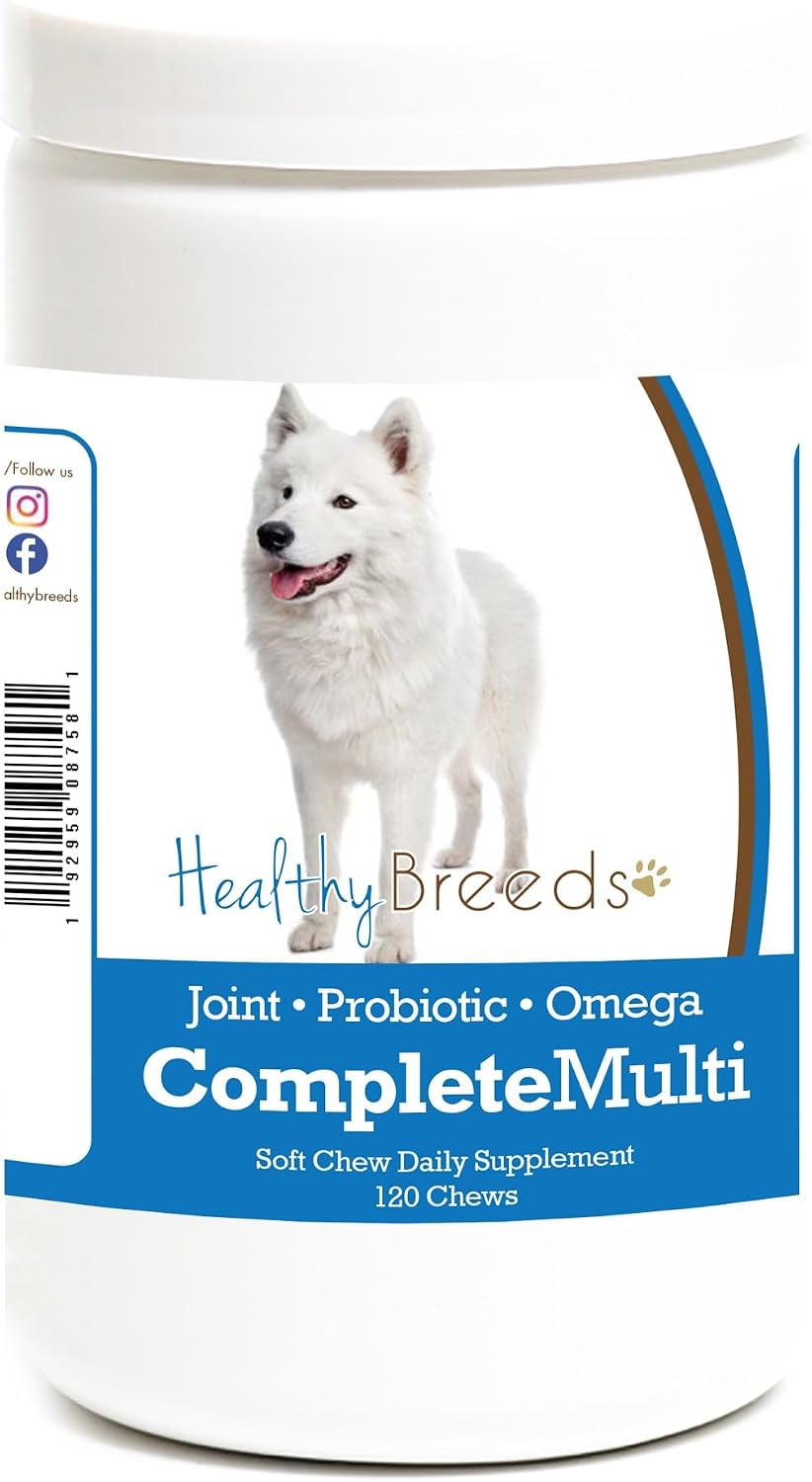 Healthy Breeds Samoyed Multivitamínico Todo en Uno - 120 Golosinas Blandas