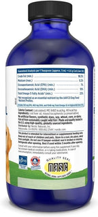Nordic Naturals Cod Liver Oil for Dogs, Unflavored - 8 oz (237 ml) - 1048 mg Omega-3 per Teaspoon