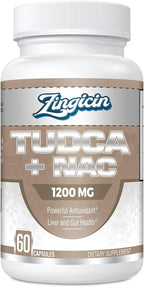 Zingicin TUDCA con NAC 1200mg - 60 Cápsulas - Suplemento Hepático
