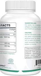 Orgabay Liposomal Nicotinamide Riboside 2000 mg con TMG y Pterostilbeno, 60 Cápsulas Blandas