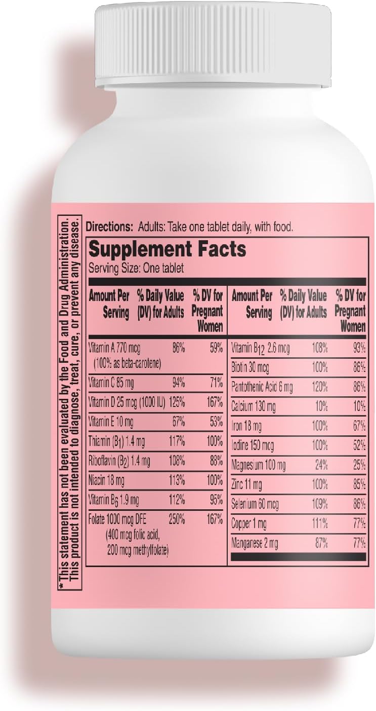 One A Day Pregnancy Planning Multivitamínico Prenatal para Mujeres, 60 Comprimidos