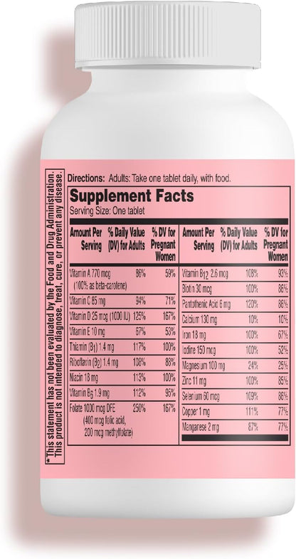 One A Day Pregnancy Planning Multivitamínico – Vitamina D: Ayuda a la absorción y utilización normal del calcio y – Image 8