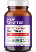 New Chapter Energy Multivitamin con Vitaminas B, D3 y Hierbas, 96 comprimidos