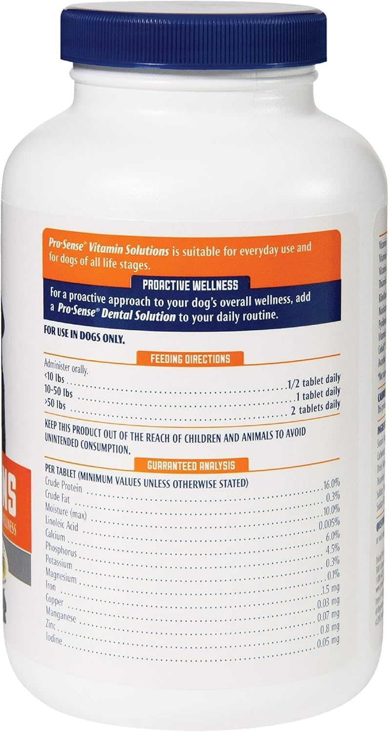 ProSense Vitamin Solutions - Comprimidos Masticables Multivitamínicos para Perros