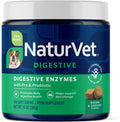 NaturVet – Enzimas Digestivas con Probióticos y Prebióticos – Masticables blandos para perros y gatos (120 unidades)