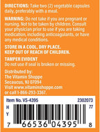 The Vitamin Shoppe Nattokinase Plus Antioxidant Support for Cardiovascular (60 Cápsulas Vegetales)