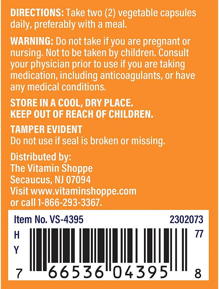 The Vitamin Shoppe Nattokinase Plus Antioxidant Support for Cardiovascular (60 Cápsulas Vegetales)