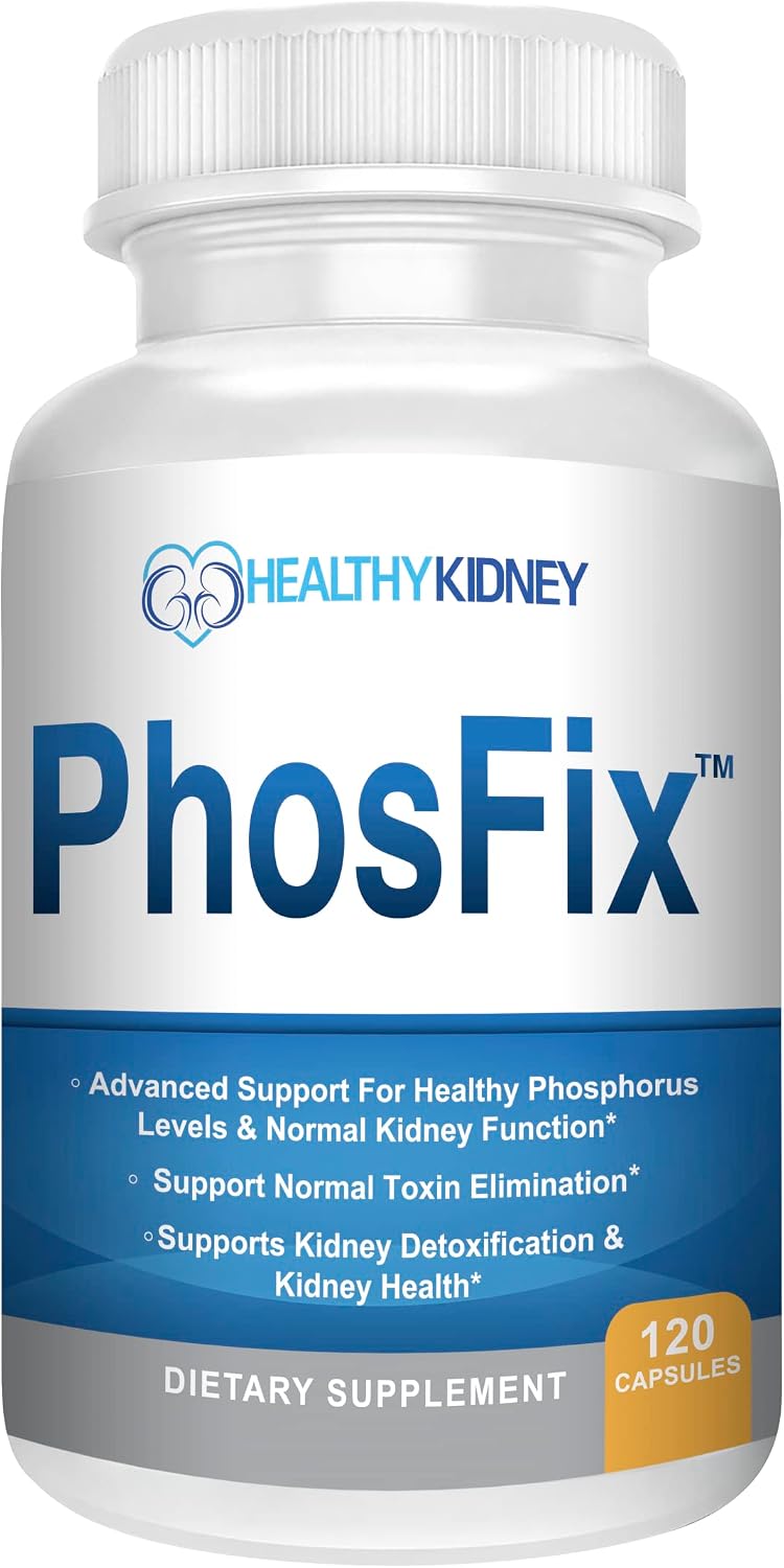 PhosFix 120 Comprimidos - Complemento para el Equilibrio del Fósforo