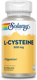 Solaray L-Cysteine 500 mg – 30 Vegan Capsules