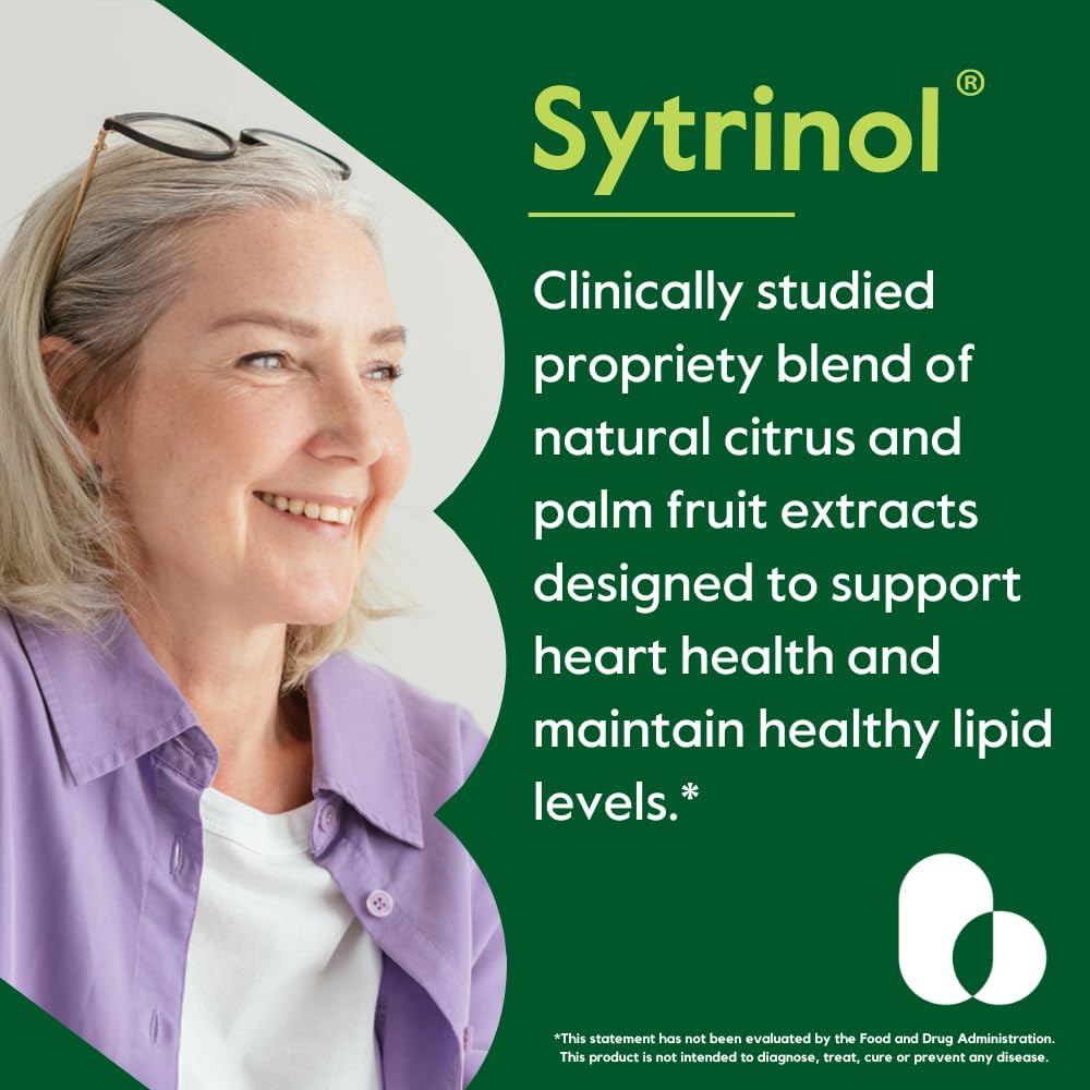 BESTVITE Sytrinol 150mg - 120 Cápsulas Vegetales - Mezcla patentada de cítricos y palma