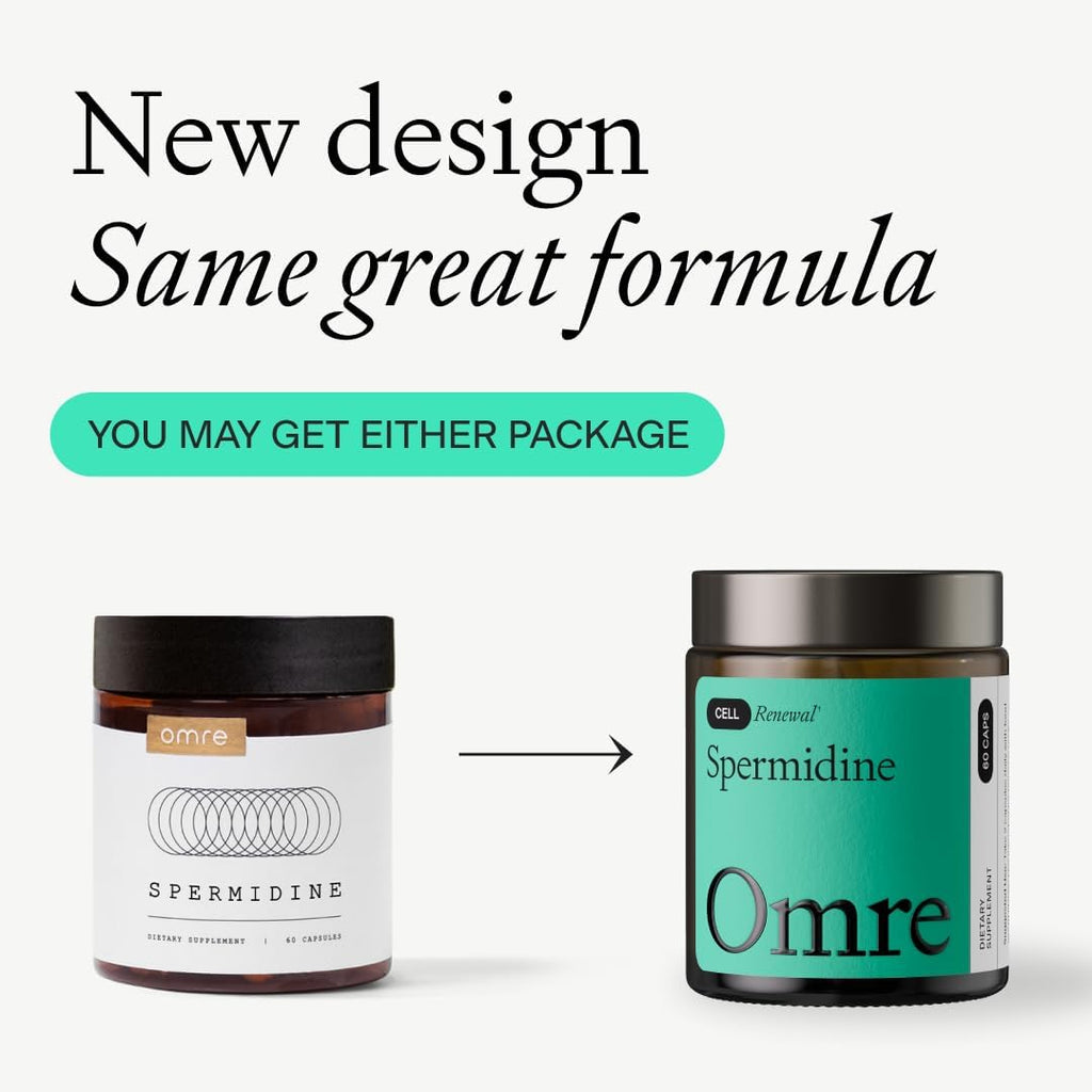 OMRE Spermidine 10 mg - Suplemento Natural de Espermidina de Germen de Trigo