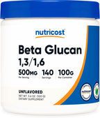 Nutricost Beta Glucano en Polvo 1,3/1,6 - 100 Gramos