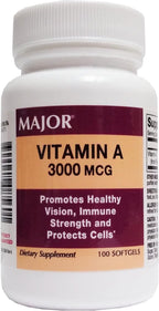 Major Vitamin A Cápsulas 100 uds