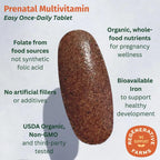 EarthFirst Organic Multivitamínico Prenatal Diario - 60 Comprimidos Veganos