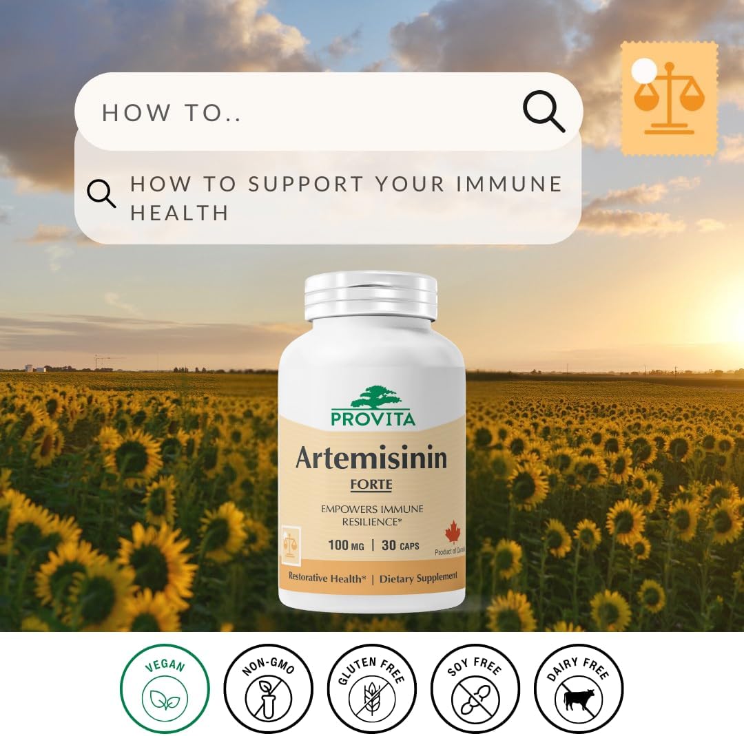 PROVITA Artemisinin Pro | Cápsulas de Extracto de Artemisia annua 50:1 | Apoyo al Bienestar General