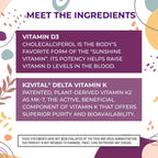 Body Kitchen Vitamina D3 + K2 MK-7 Vegano - 5000 UI D3 y 180 mcg K2, 60 Cápsulas