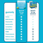 Gummly Jet Lag Remedy Gominolas para Viajes - Apoyo al Ritmo Circadiano - Sabor Tropical Berry - 20 Gominolas