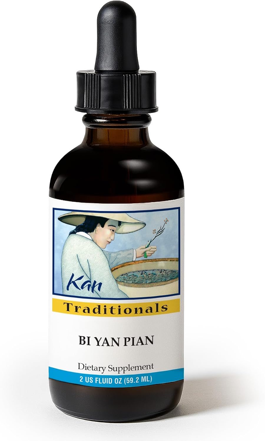 Kan Herb Company Bi Yan Pian – Fórmula Herbal China para Senos Paranasales, Extracto Líquido, 59 ml