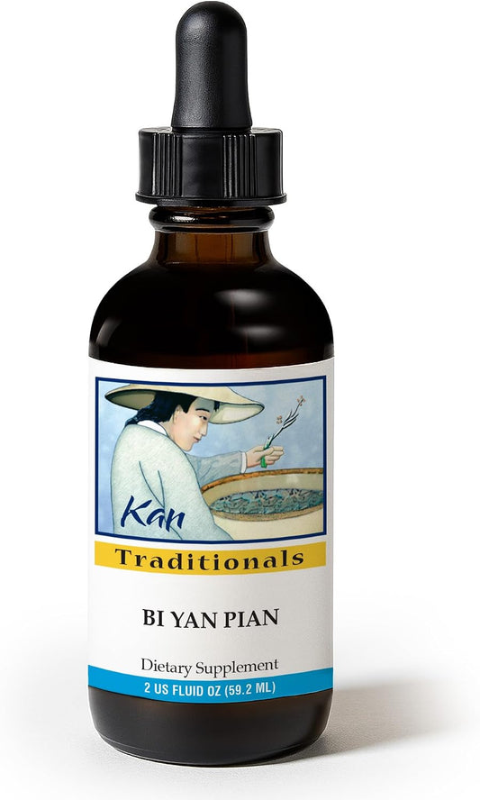 Kan Herb Company Bi Yan Pian – Fórmula Herbal China para Senos Paranasales, Extracto Líquido, 59 ml