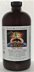 VITA-MIN Plus Herbs - Liquid Food Supplement with Vitamins, Minerals and Herbs