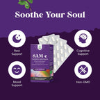 Natures Craft SAM-e 200mg - Suplemento de S-Adenosilmetionina, 60 Cápsulas Veganas