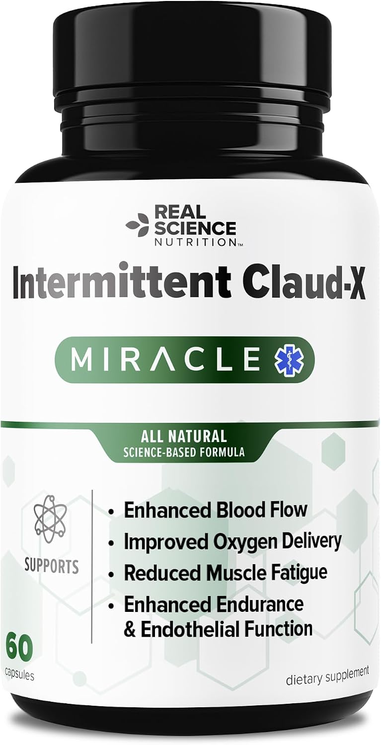 Real Science Nutrition Intermittent Claud-X – Suplemento Multivitamínico para el Bienestar Muscular