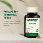 Standard Process Inc. Immuplex - Complemento diario para el apoyo inmunológico con folato, hierro, vitamina C y vitamina A - Suplemento mineral con ingredientes antioxidantes - 90 cápsulas
