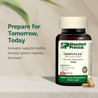 Standard Process Inc. Immuplex - Complemento diario para el apoyo inmunológico con folato, hierro, vitamina C y vitamina A - – Image 3