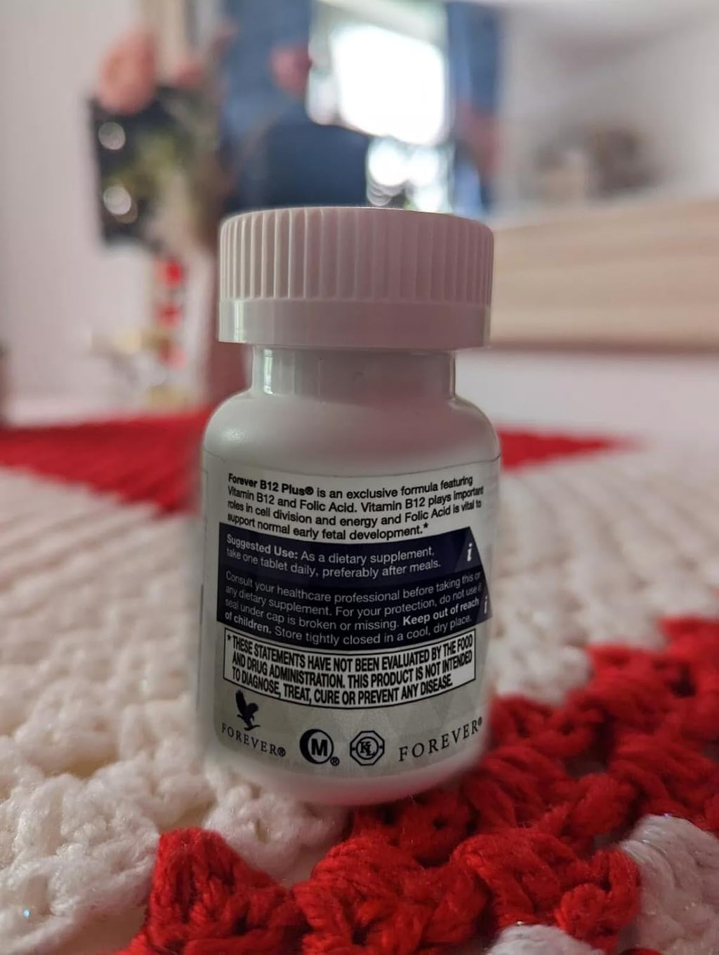 Forever Living B12 Plus - Vitaminas B12 y Ácido Fólico - 60 Comprimidos