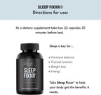 Fixxr Sleep Support: Melatonina, Inositol y Magnesio, 60 Cápsulas