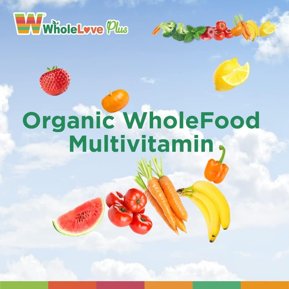 NOTO WholeLove Plus Women's Organic Whole Food Multivitamin, 60 tabletas