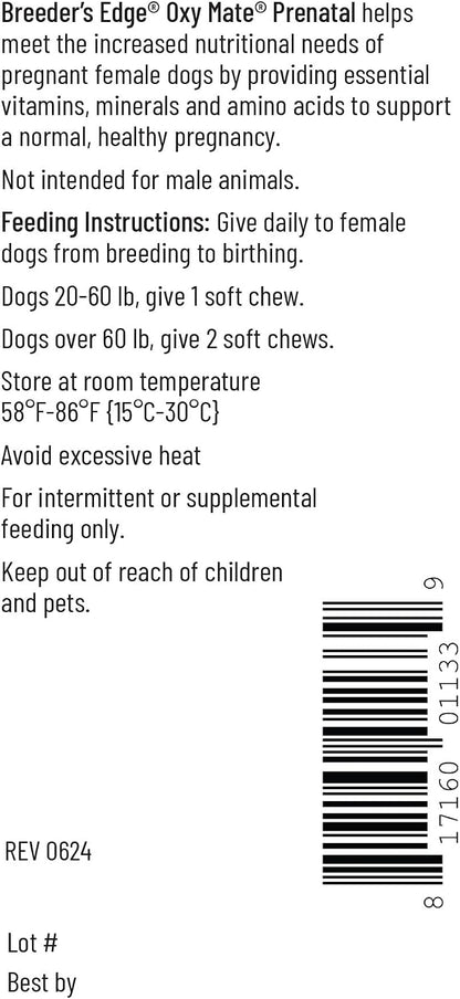 Breeder's Edge Oxy Mate Vitaminas Prenatales – Zinc (como óxido de zinc): mineral esencial para la función – Image 7