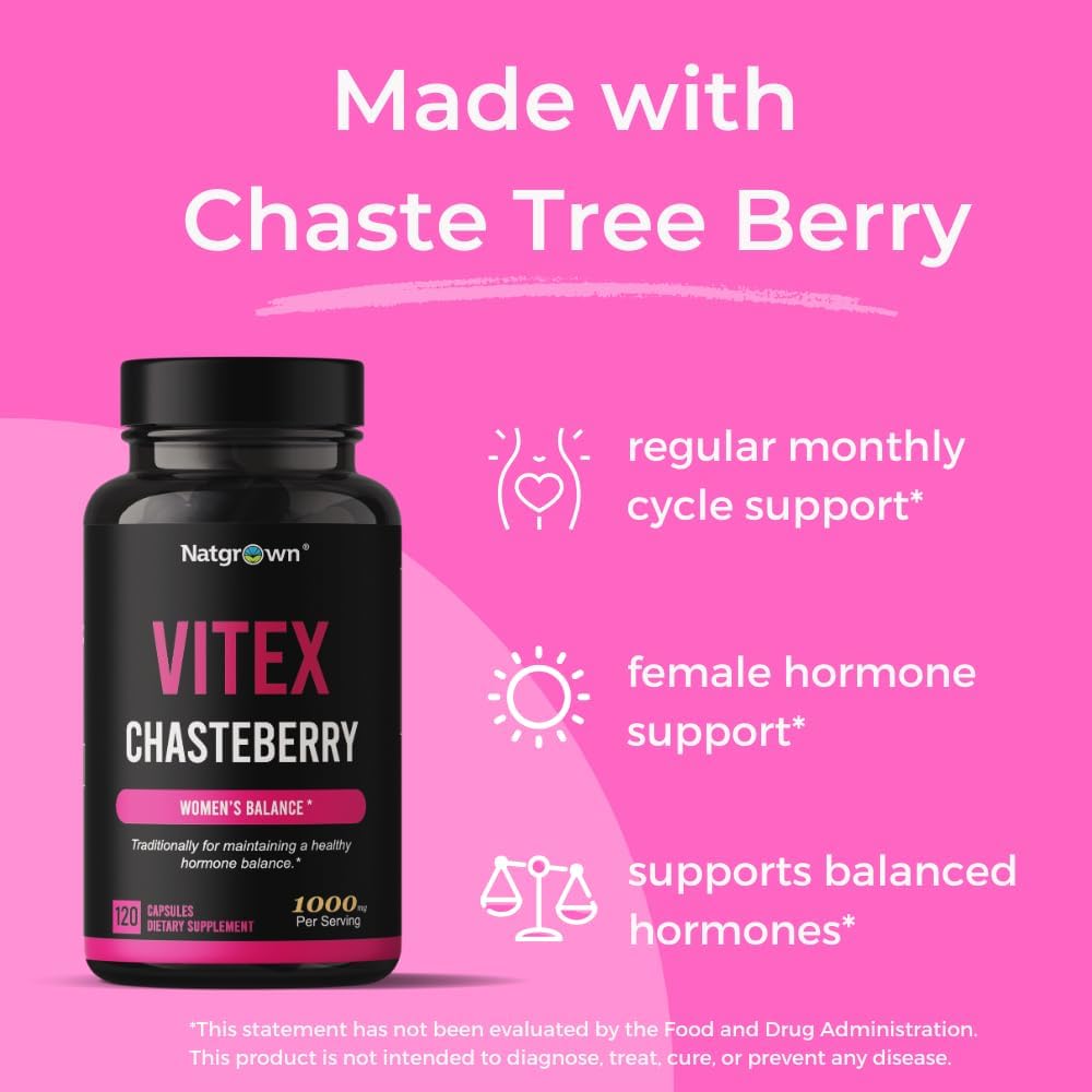 Natgrown Vitex (Sauzgatillo) 1.000 mg - 120 Cápsulas