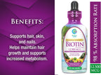 Tropical Oasis Biotina Líquida 12.500 mcg - Gotas de Alta Concentración