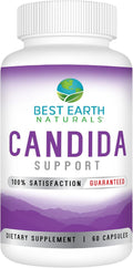 Best Earth Naturals Candida Support Supplement - 60 Cápsulas