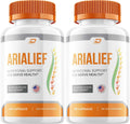 Arialief Cápsulas, Suplemento Avanzado, Fórmula Natural (2 Paquetes - 120 Cápsulas)