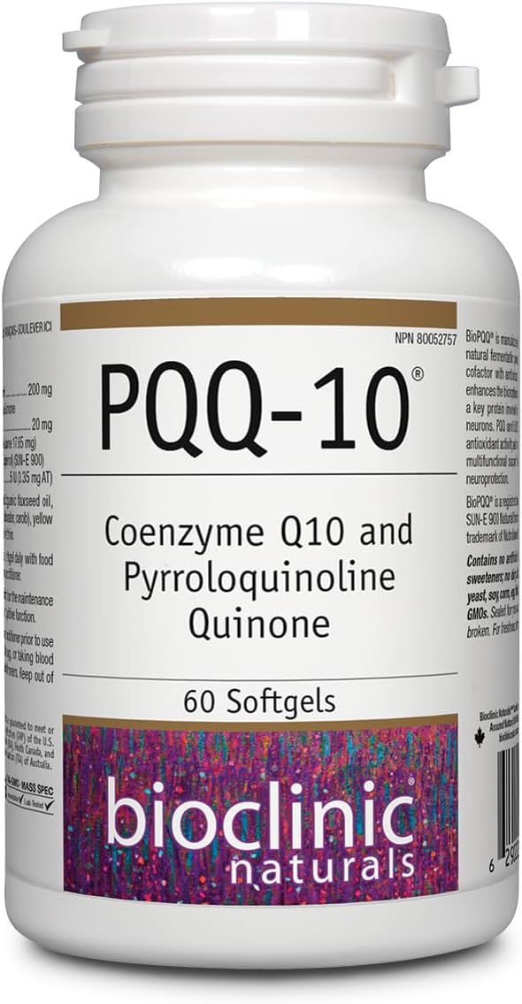 Bioclinic Naturals CerebroVital PQQ-10, 60 Cápsulas Blandas