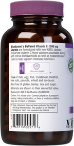 Bluebonnet Vitamina C Tamponada 1000 mg, 180 Caplets