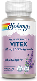 SOLARAY Vitex (Sauzgatillo) 225 mg, 60 cápsulas veganas